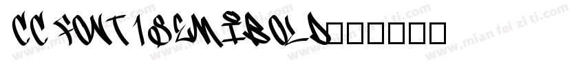Cc FONT 1 Semibold字体转换